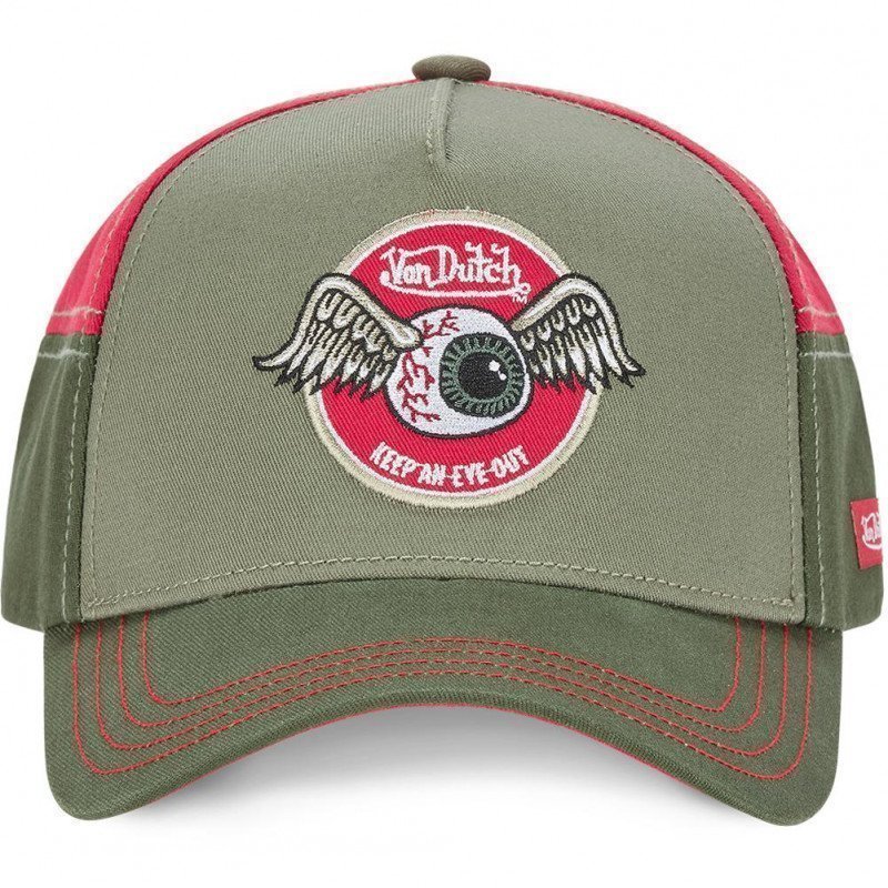 Casquette Homme AVIN Gris et Rouge