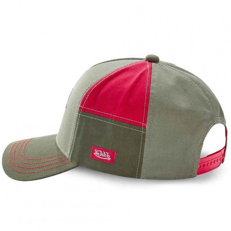 Casquette Homme AVIN Gris et Rouge