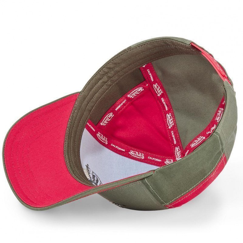 Casquette Homme AVIN Gris et Rouge