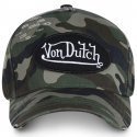Casquette Homme CAMO Vert et Noir