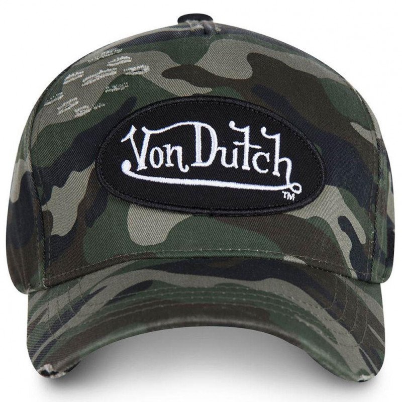 Casquette Homme CAMO Vert et Noir