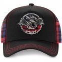 Casquette Homme ACAR Noir et Rouge