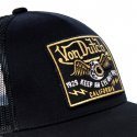 VON DUTCH Casquette Homme MicroCoton BLKB Noir Or