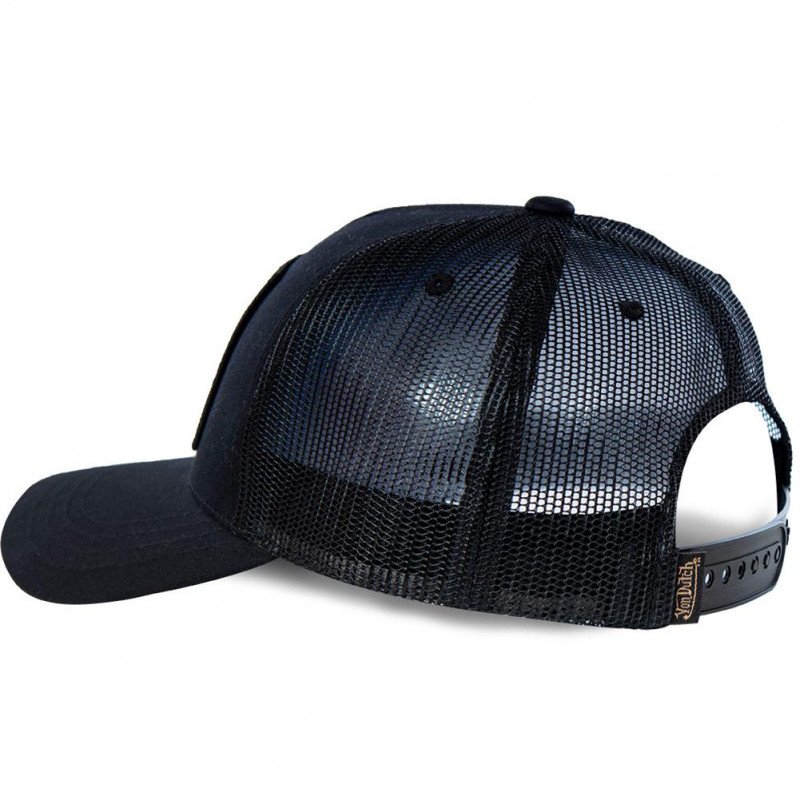 VON DUTCH Casquette Homme MicroCoton BLKB Noir Or