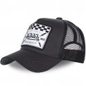 VON DUTCH Casquette Homme MicroCoton SQUARE 8 Gris Noir