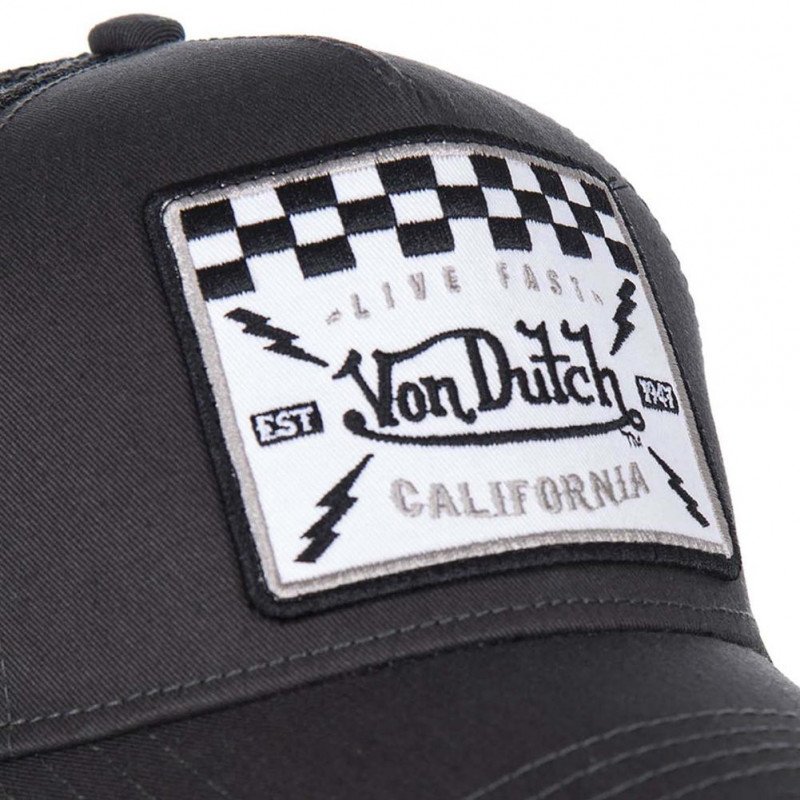 Casquette Homme SQUARE Gris et Noir