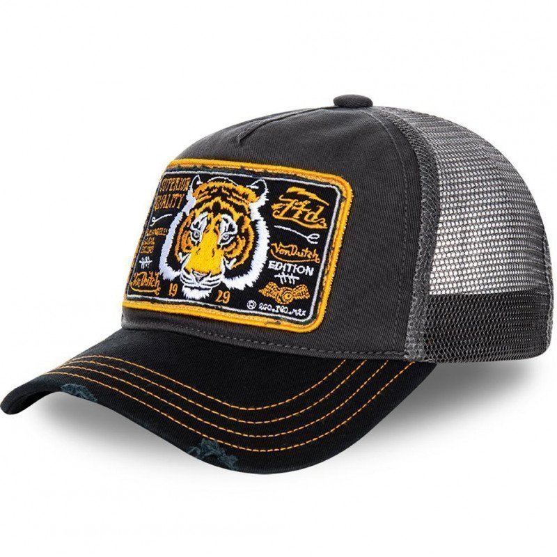 Casquette Homme TRUCK Noir et Orange