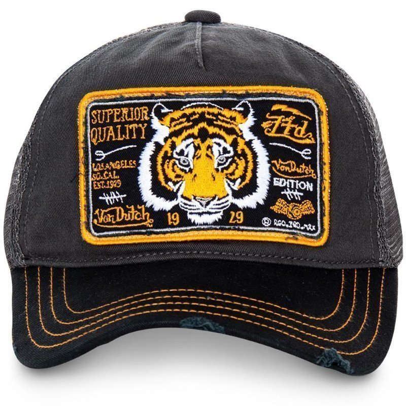 Casquette Homme TRUCK Noir et Orange