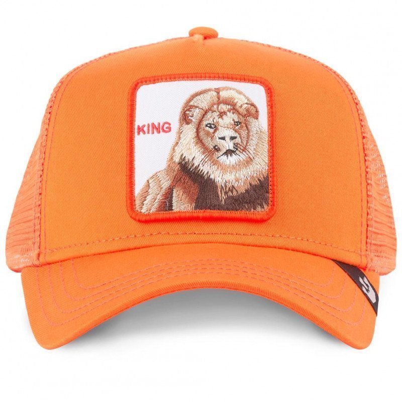 Casquette Homme STRONG Orange et Fluo