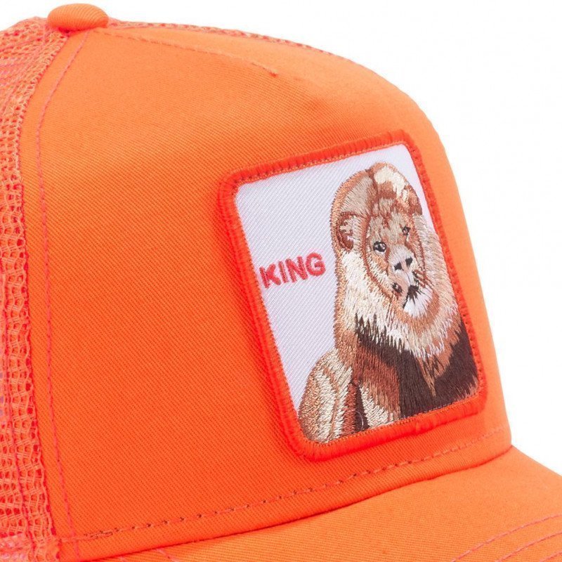 Casquette Homme STRONG Orange et Fluo