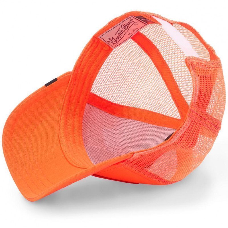 Casquette Homme STRONG Orange et Fluo