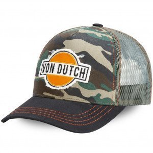 VON DUTCH Casquette Homme MicroCoton ABAN CAM Kaki