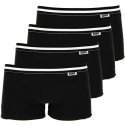 DIM Lot de 4 Boxers Homme Coton ECODIM4 Noir