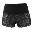 Boxer Femme Dentelle Ventre plat ORIANE Noir SIMPLY ME