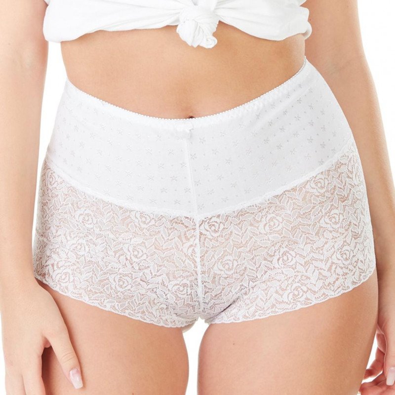 Boxer Femme ORIANE Blanc et Uni