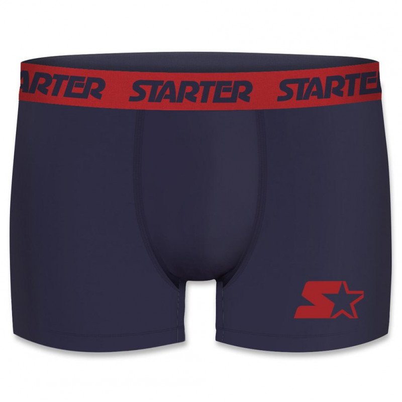 Boxer Homme SMART Bleu et Rouge