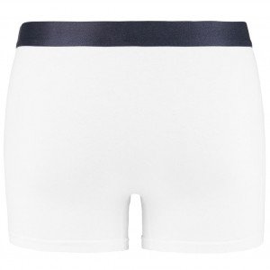 FILA Boxer Homme Coton BANDCUIS Blanc
