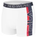 FILA Boxer Homme Coton BANDCUIS Blanc