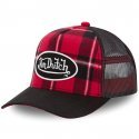Casquette Homme CARA Rouge et Noir
