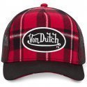 VON DUTCH Casquette Homme MicroCoton CARA 1 Rouge Noir