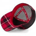 Casquette Homme CARA Rouge et Noir