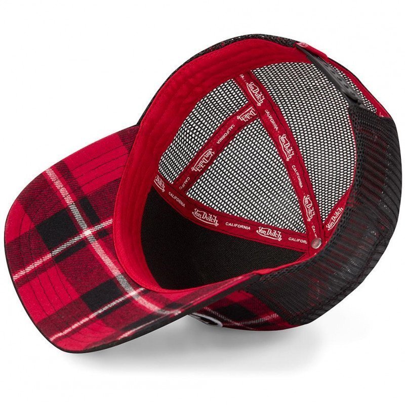 Casquette Homme CARA Rouge et Noir