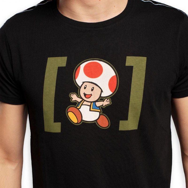 T-shirt manches courtes col rond Homme TOD2 Noir et Blanc