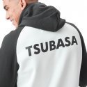 CAPTAIN TSUBASA Sweat à Capuche Homme Coton TSU1 Blanc Noir CAPSLAB