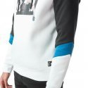 Sweat à Capuche Homme TSU1 Blanc et Noir