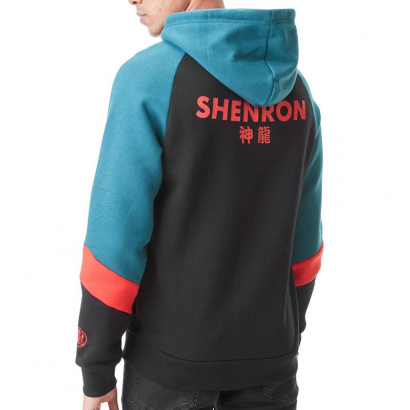 Sweat à Capuche Homme SHE Noir et Bleu
