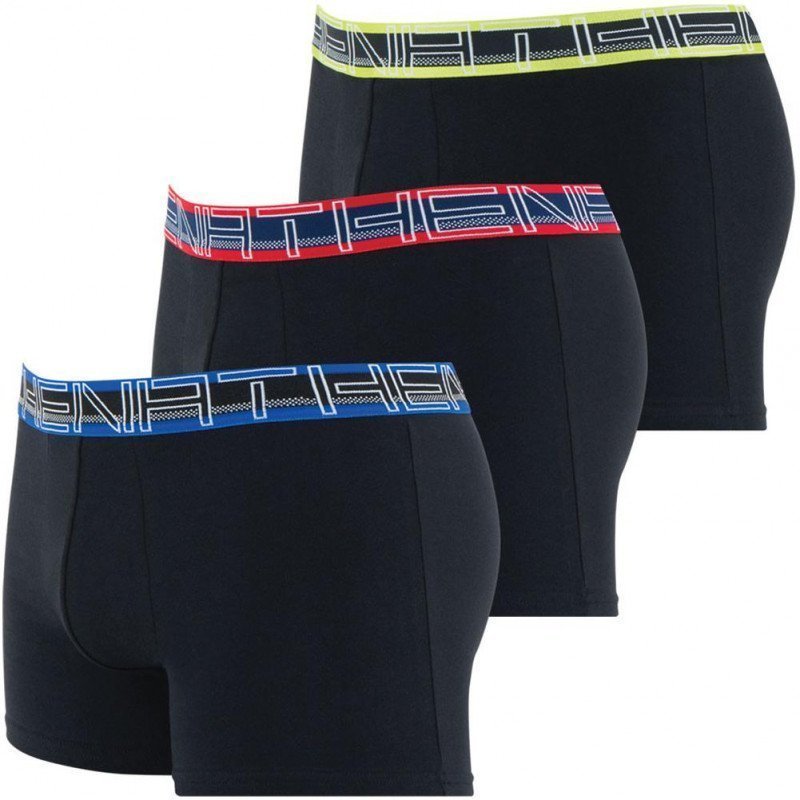 LOT DE 3 Boxer Sous-vêtements Homme FULLSTRETCH Noir et Multicolore