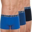 ATHENA Lot de 3 Boxers Homme Coton FULLSTRETCH Noir Bleu Nuit