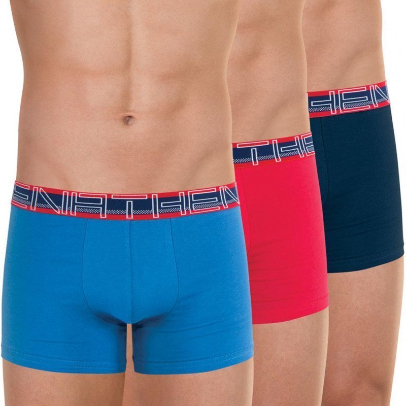 LOT DE 3 Boxer Sous-vêtements Homme FULLSTRETCH Bleu et Rouge