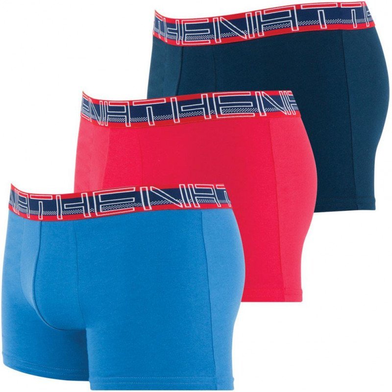 LOT DE 3 Boxer Sous-vêtements Homme FULLSTRETCH Bleu et Rouge