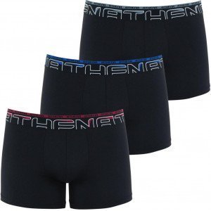 ATHENA Lot de 3 Boxers Homme Microfibre SECONDEPEAU Noir Noir Noir