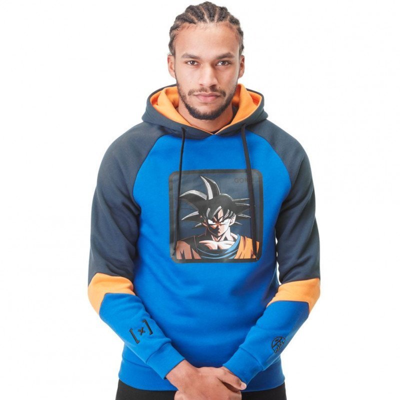 DRAGON BALL Z Sweat à Capuche Homme Coton GOKU Roi CAPSLAB