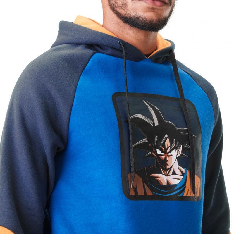 Sweat à Capuche Homme GOKU Bleu et Roi
