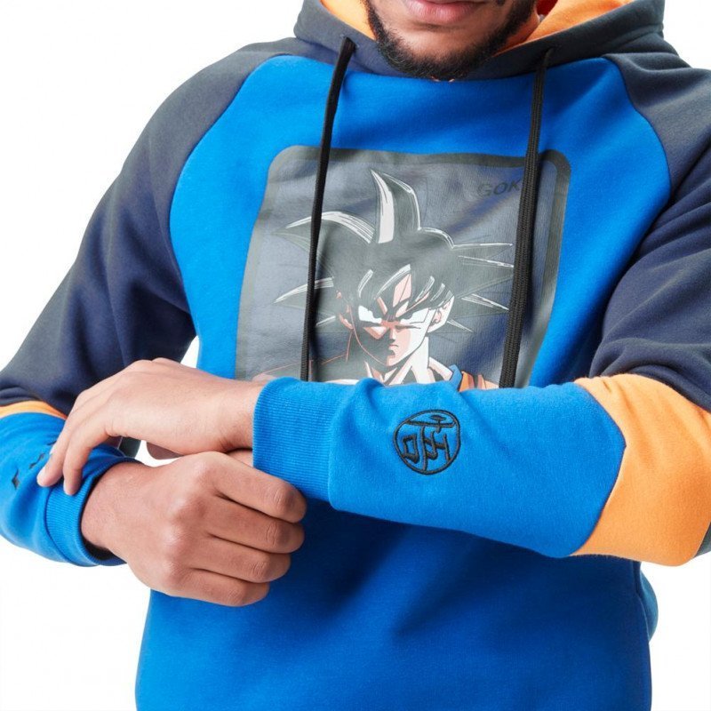 DRAGON BALL Z Sweat à Capuche Homme Coton GOKU Roi CAPSLAB