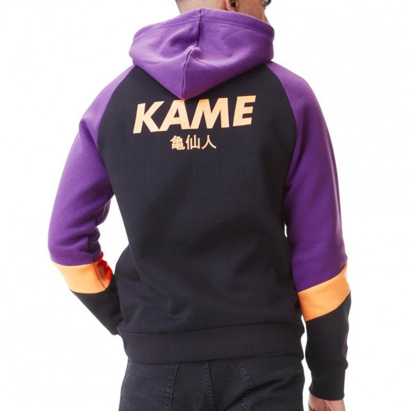 DRAGON BALL Z Sweat à Capuche Homme Coton KAME Noir Violet CAPSLAB