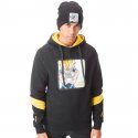 Sweat à Capuche Homme VGM2 Noir et Jaune