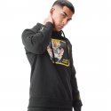 Sweat à Capuche Homme VGM3 Noir et Jaune
