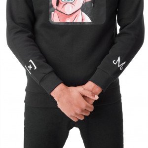 Sweat à capuche hoodie Dragon Ball Z gris homme