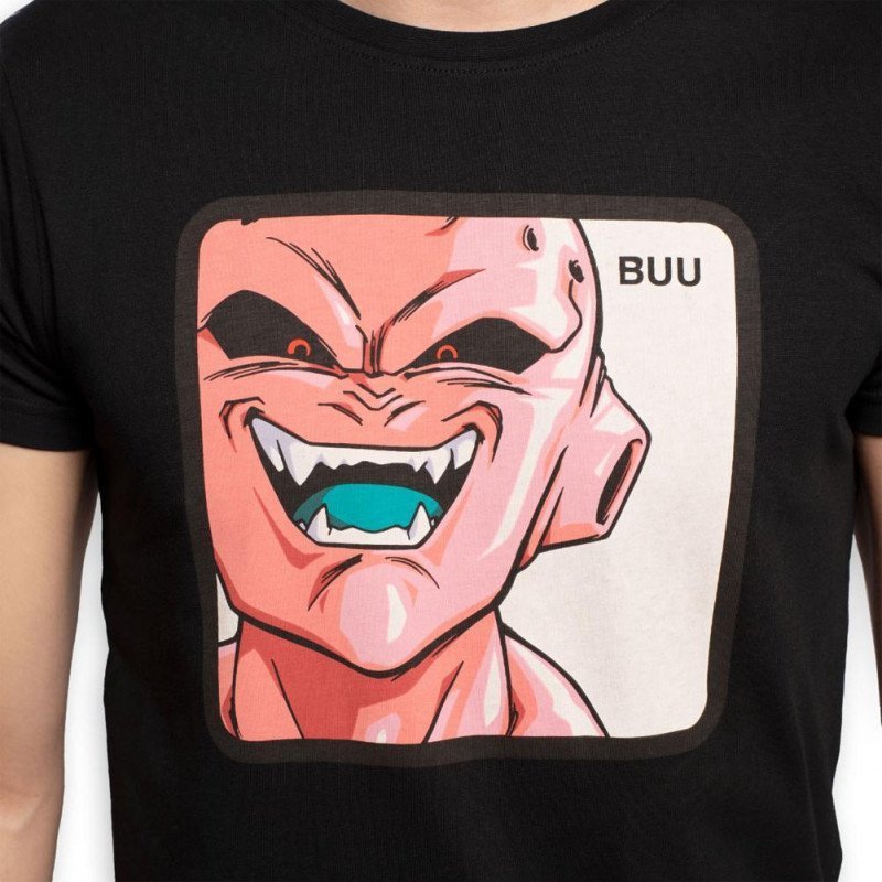 DRAGON BALL Z T-shirt Col rond Homme Coton BUU2 Noir CAPSLAB