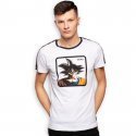 DRAGON BALL Z T-shirt Col rond Homme Coton GOK Blanc CAPSLAB