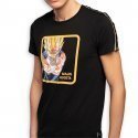 T-shirt manches courtes col rond Homme VGM2 Noir et Jaune