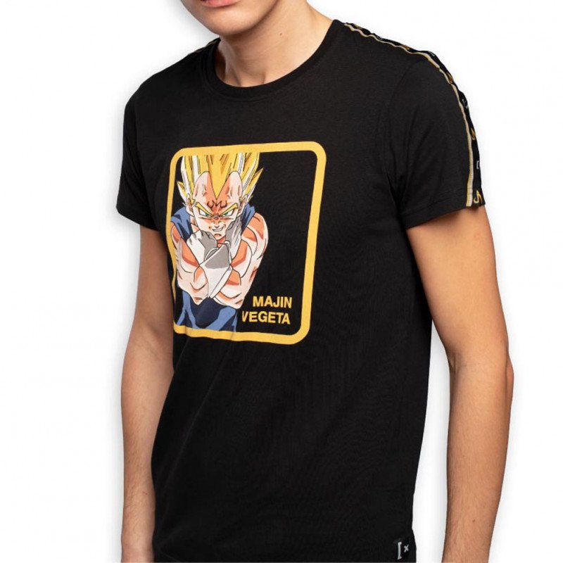 DRAGON BALL Z T-shirt Col rond Homme Coton VGM2 Noir CAPSLAB