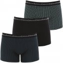 LOT DE 3 Boxer Sous-vêtements Homme BUSINESSPRINT Noir et Anthracite