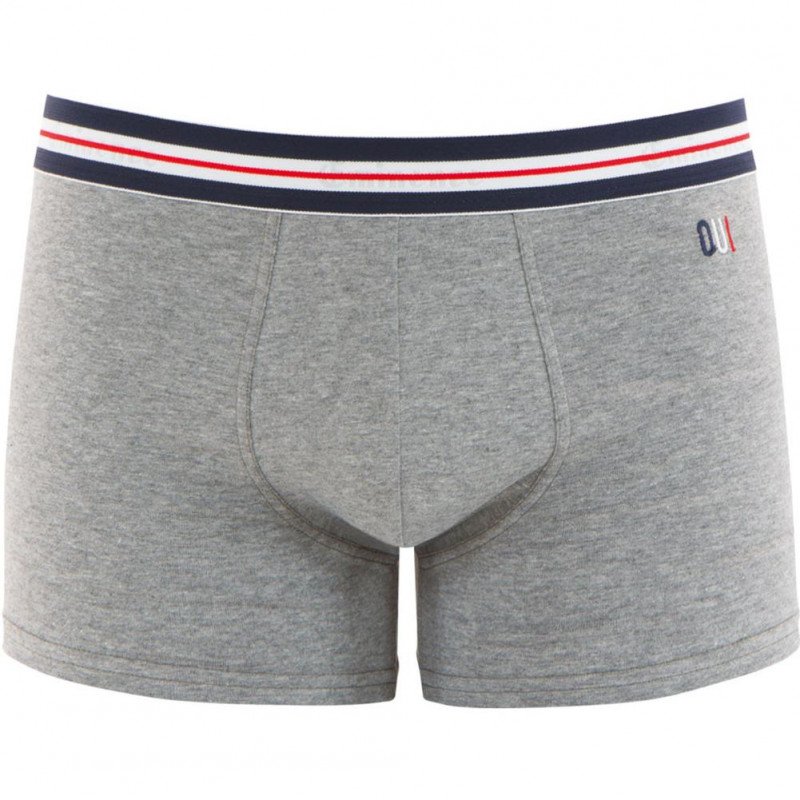 EMINENCE Boxer Homme Coton FAIT EN FRANCE Gris chiné Oui