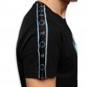 T-shirt manches courtes col rond Homme TSU2 Noir et Bleu