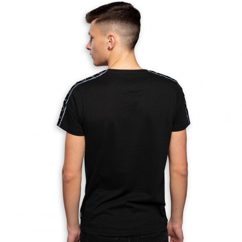 T-shirt manches courtes col rond Homme TSU2 Noir et Bleu